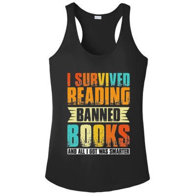 Funny I Survived Reading Banned Books And All I Got Was Smarter Ladies PosiCharge Competitor Racerback Tank
