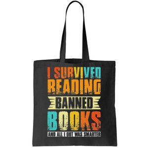 Funny I Survived Reading Banned Books And All I Got Was Smarter Tote Bag