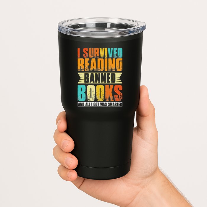 Funny I Survived Reading Banned Books And All I Got Was Smarter Tumbler