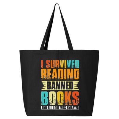 Funny I Survived Reading Banned Books And All I Got Was Smarter 25L Jumbo Tote