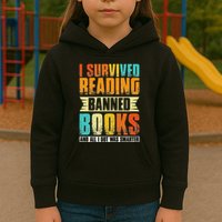 Funny I Survived Reading Banned Books And All I Got Was Smarter Kids Hoodie