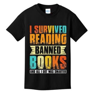 Funny I Survived Reading Banned Books And All I Got Was Smarter Kids T-Shirt