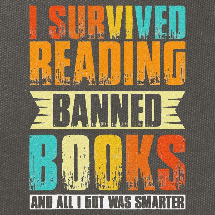 Funny I Survived Reading Banned Books And All I Got Was Smarter Cotton Canvas Backpack