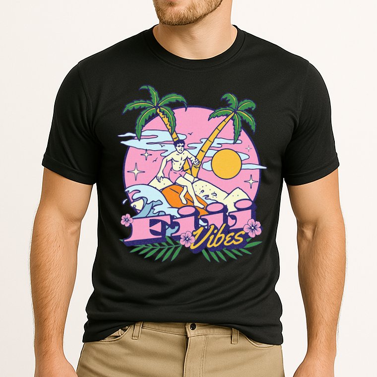 Fiji Islands Souvenir Fiji Cooling Performance Crew T-Shirt