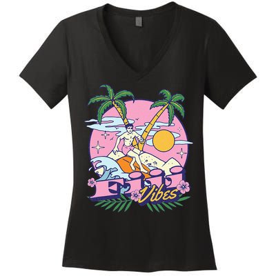 Fiji Islands Souvenir Fiji Women's V-Neck T-Shirt