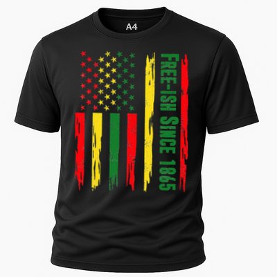Free Ish Since 1865 With Pan African Flag For Juneteenth Performance Shirt