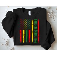 Free Ish Since 1865 With Pan African Flag For Juneteenth Sweatshirt