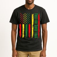 Free Ish Since 1865 With Pan African Flag For Juneteenth Tall T-Shirt