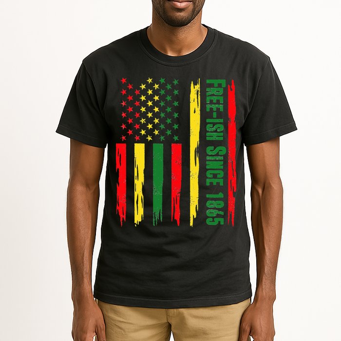 Free Ish Since 1865 With Pan African Flag For Juneteenth Tall T-Shirt
