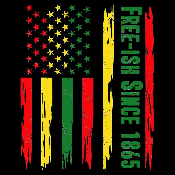 Free Ish Since 1865 With Pan African Flag For Juneteenth 16 in Basic Backpack