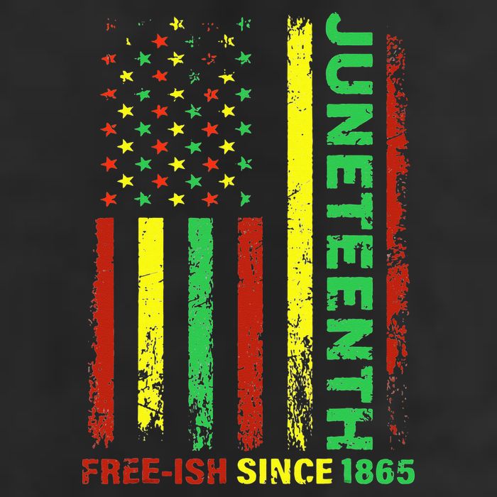 Free Ish Since 1865 With Pan African Flag For Juneteenth Cool Comfort Performance Bucket Hat