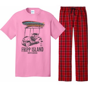 Fripp Island South Carolina Golf Cart Surfer Lowcountry Pajama Set