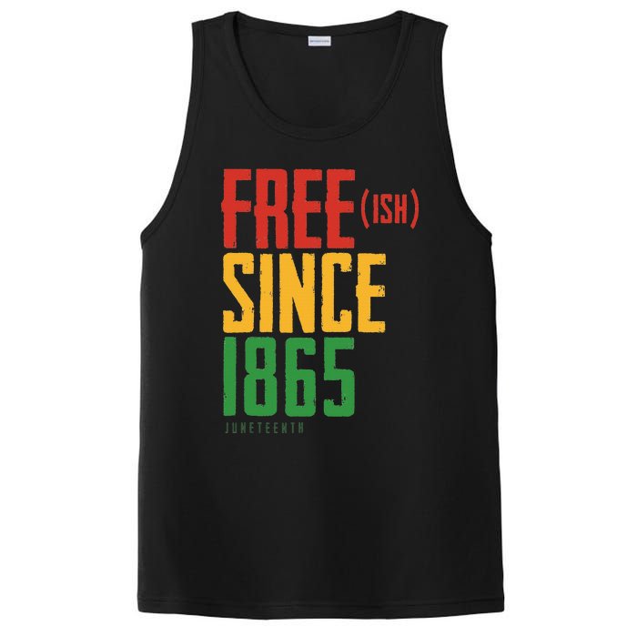 Free Ish Since 1865 African American Freeish Juneteenth PosiCharge Competitor Tank