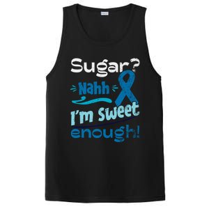 Funny I'm Sweet Enough T1d Diabetes Cute Gift PosiCharge Competitor Tank