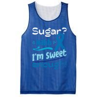 Funny I'm Sweet Enough T1d Diabetes Cute Gift Mesh Reversible Basketball Jersey Tank