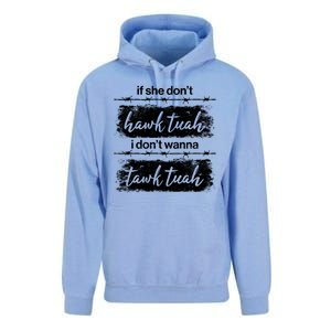 Funny If She Dont Hawk Tuah I Dont Wanna Tawk Tuah Unisex Surf Hoodie