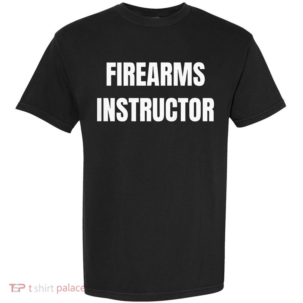 Firearms Instructor Shooting Range Gun Safety Officer Garment-Dyed Heavyweight T-Shirt