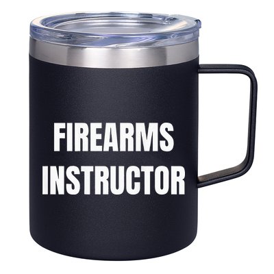 Firearms Instructor Shooting Range Gun Safety Officer 12oz Stainless Steel Coffee Mug