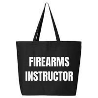 Firearms Instructor Shooting Range Gun Safety Officer 25L Jumbo Tote