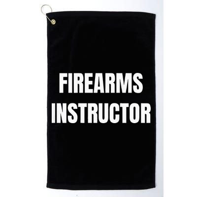 Firearms Instructor Shooting Range Gun Safety Officer Golf Towel