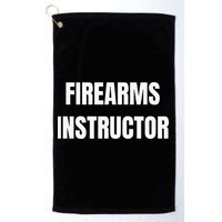 Firearms Instructor Shooting Range Gun Safety Officer Golf Towel