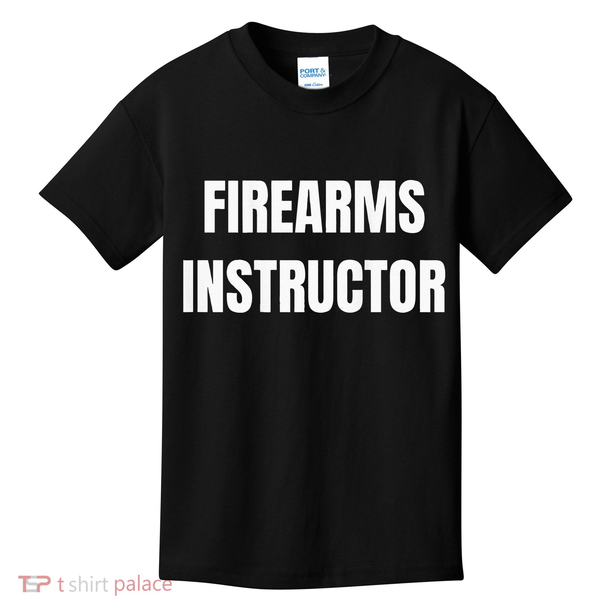 Firearms Instructor Shooting Range Gun Safety Officer Kids T-Shirt