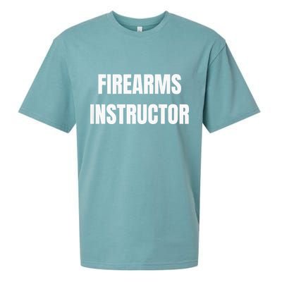 Firearms Instructor Shooting Range Gun Safety Officer Sueded Cloud Jersey T-Shirt