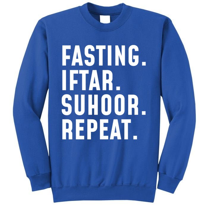 Fastin Iftar Suhoor Repeat Wholesome Ramadan Kareem Islamic Gift Sweatshirt