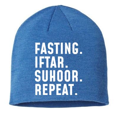 Fastin Iftar Suhoor Repeat Wholesome Ramadan Kareem Islamic Gift Sustainable Beanie