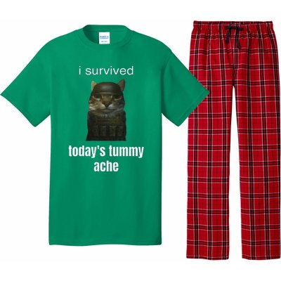 Funny I Survived TodayS Tummy Ache Pajama Set