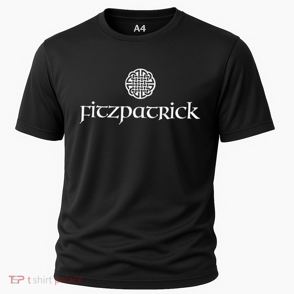 Fitzpatrick Irish Surname Dara Knot Strength Monogram Performance Shirt