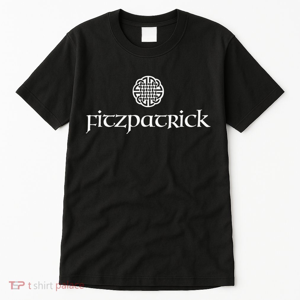Fitzpatrick Irish Surname Dara Knot Strength Monogram Tall T-Shirt
