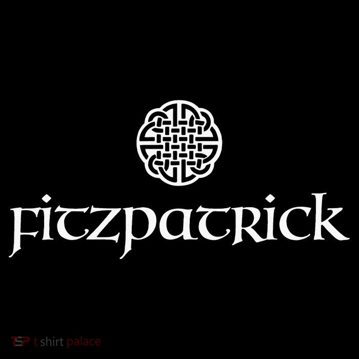 Fitzpatrick Irish Surname Dara Knot Strength Monogram Flatbill Hat