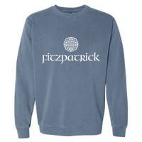 Fitzpatrick Irish Surname Dara Knot Strength Monogram Garment-Dyed Sweatshirt