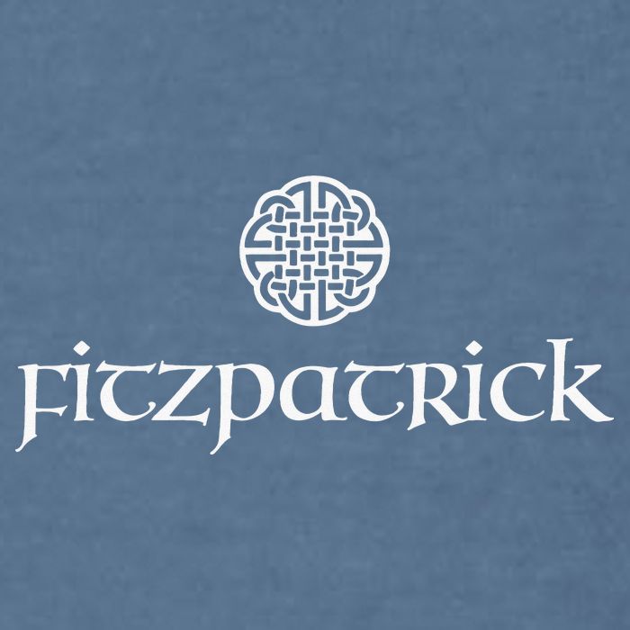 Fitzpatrick Irish Surname Dara Knot Strength Monogram Garment-Dyed Sweatshirt