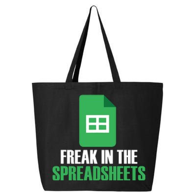 Freak In Spreadsheets Excel Accountant Accounting 25L Jumbo Tote