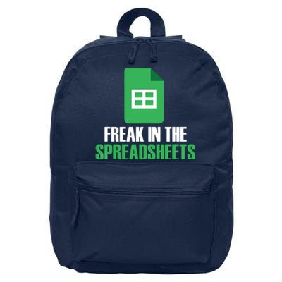 Freak In Spreadsheets Excel Accountant Accounting 16 in Basic Backpack