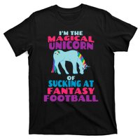 Funny I Suck at Fantasy Football Draft Party for T-Shirt