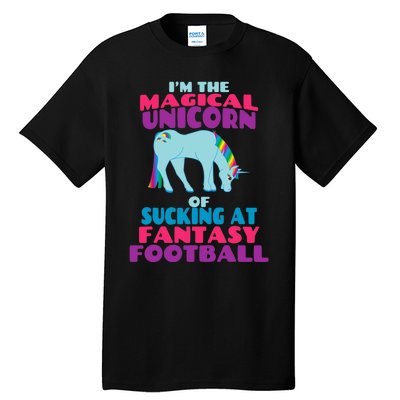 Funny I Suck at Fantasy Football Draft Party for Tall T-Shirt