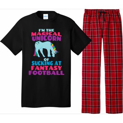 Funny I Suck at Fantasy Football Draft Party for Pajama Set