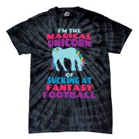 Funny I Suck at Fantasy Football Draft Party for Tie-Dye T-Shirt