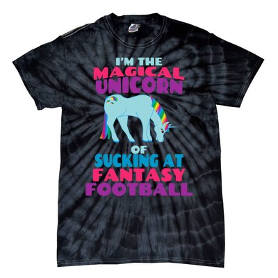 Funny I Suck at Fantasy Football Draft Party for Tie-Dye T-Shirt