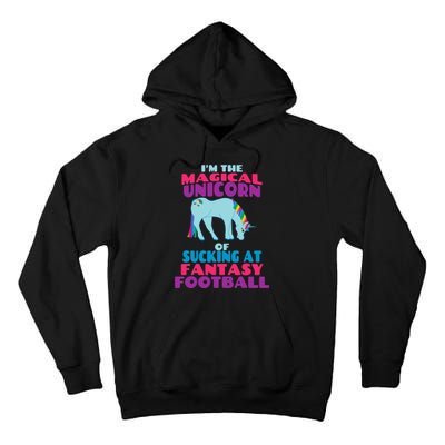 Funny I Suck at Fantasy Football Draft Party for Tall Hoodie