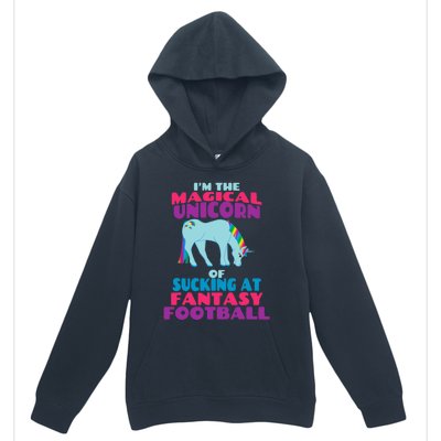 Funny I Suck at Fantasy Football Draft Party for Urban Pullover Hoodie