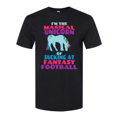 Funny I Suck at Fantasy Football Draft Party for Softstyle CVC T-Shirt