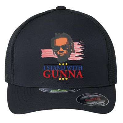 Funny I Stand With G.Unna He Didn’T Tell On Me Gift Flexfit Unipanel Trucker Cap