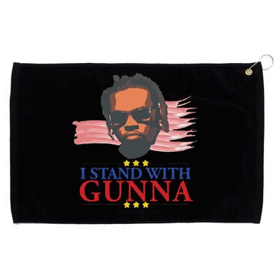 Funny I Stand With G.Unna He Didn’T Tell On Me Gift Grommeted Golf Towel