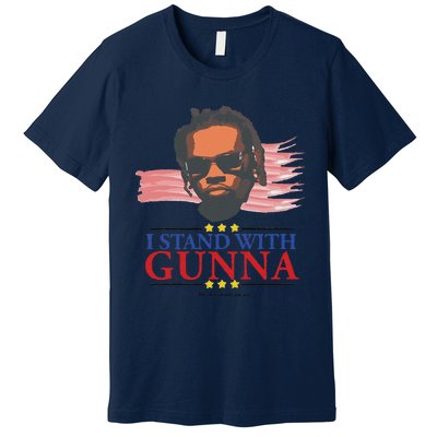 Funny I Stand With G.Unna He Didn’T Tell On Me Gift Premium T-Shirt