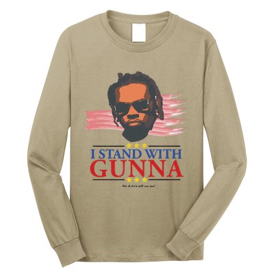 Funny I Stand With G.Unna He Didn’T Tell On Me Gift Long Sleeve Shirt