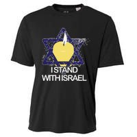 Funny I Stand With Israel Jewish Sweater Israeli Gift Cooling Performance Crew T-Shirt